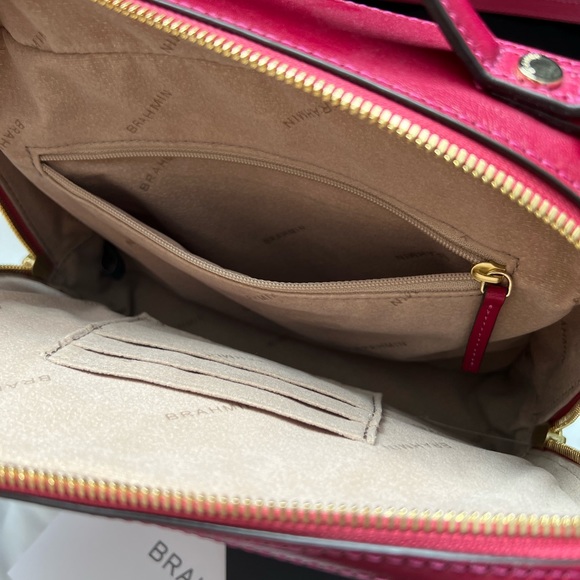 Brahmin Evie Leather Satchel/Shoulder Bag - Picture 5 of 6